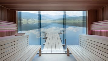 Een sauna, een stoombad