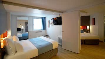 In-room safe, desk, blackout curtains, soundproofing