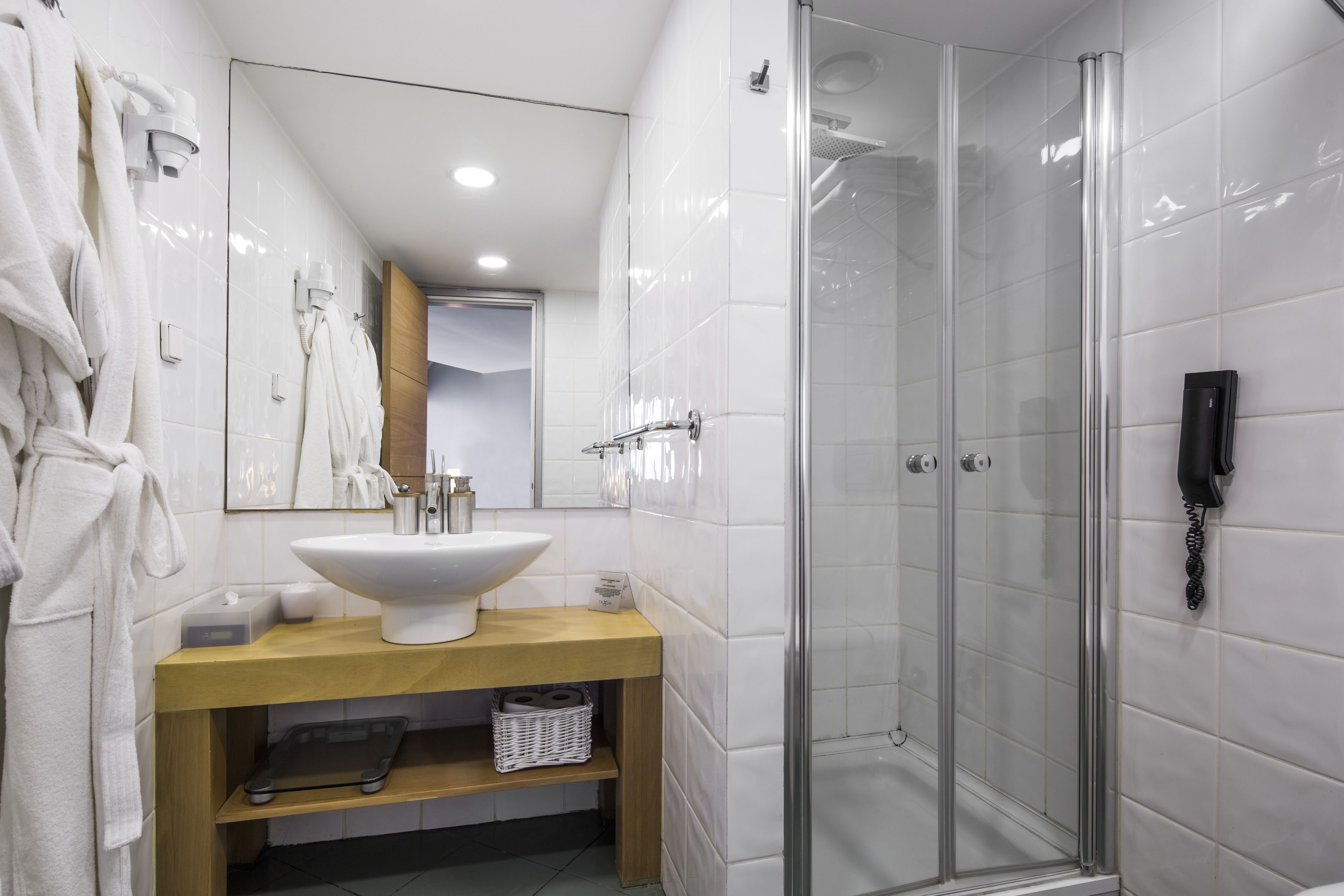 free toiletries, hair dryer, bathrobes, slippers