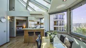 Penthouse with Bosphorus view | Privat køkken | Kogeplade