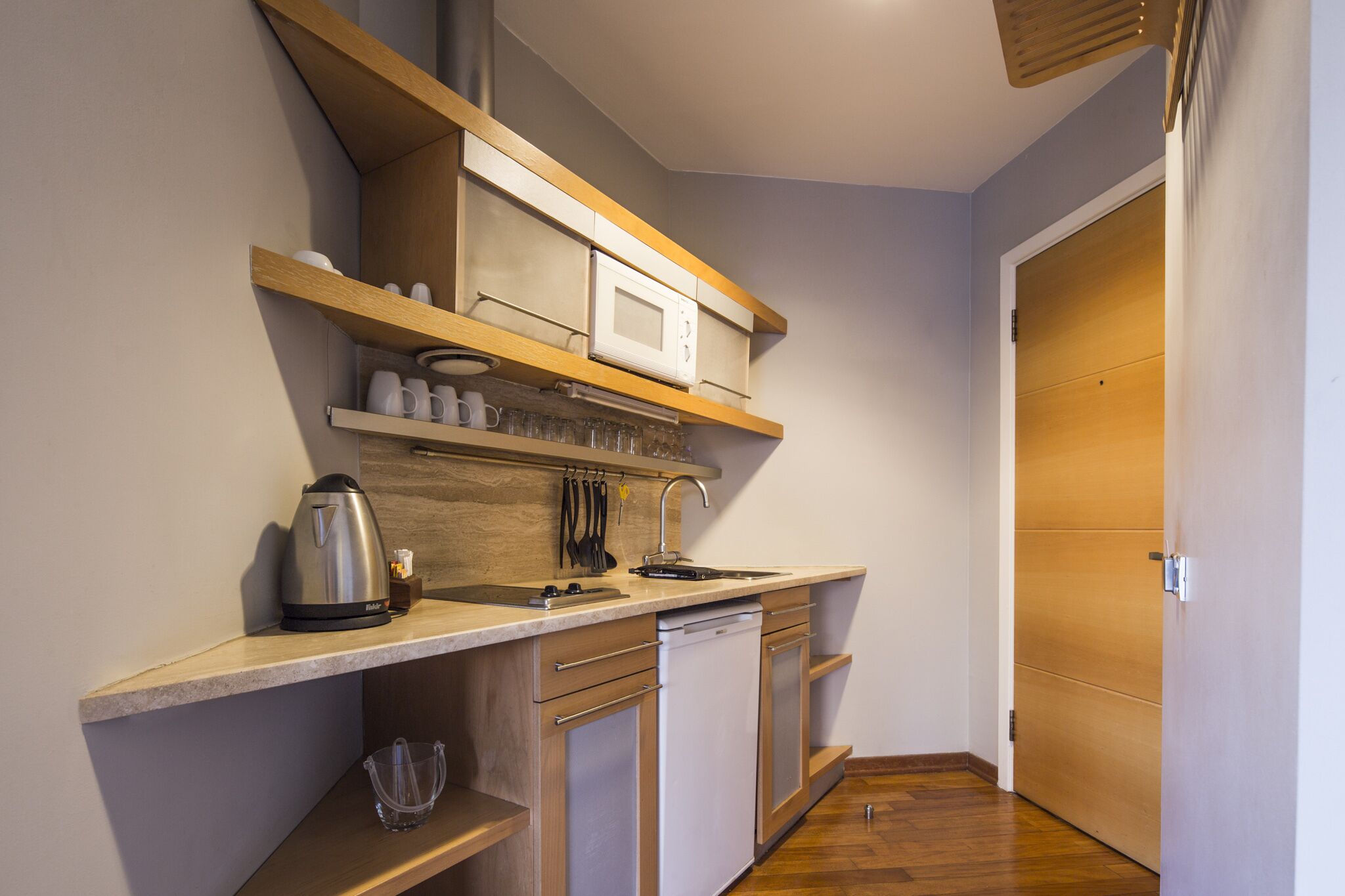 avenue suite with taksim park view | private kitchen | stovetop