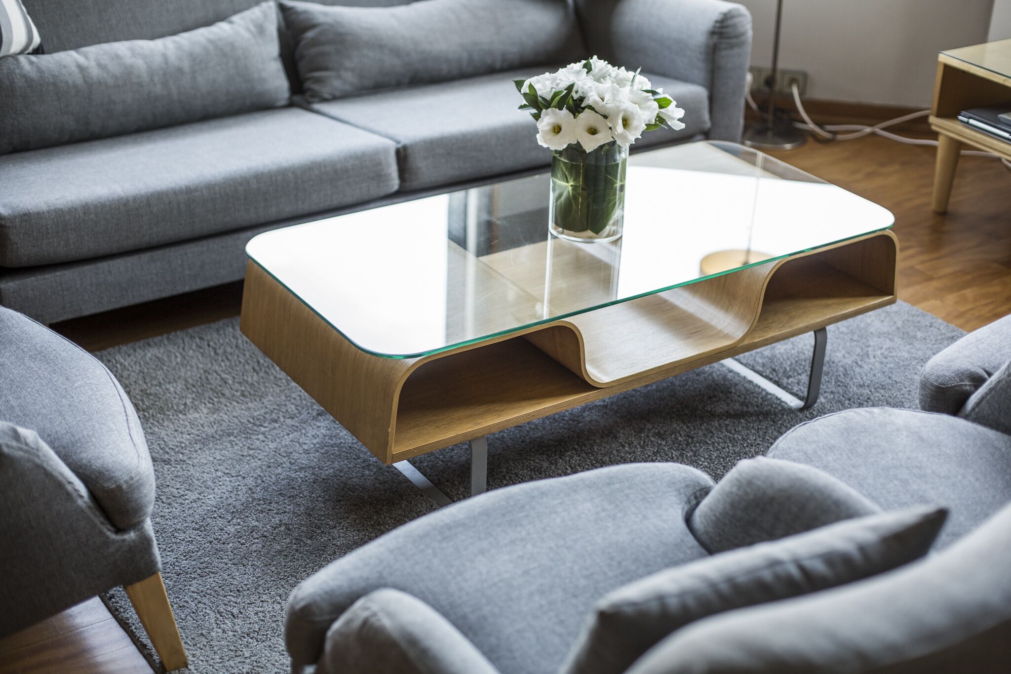 avenue suite with taksim park view | living area | led tv, dvd player