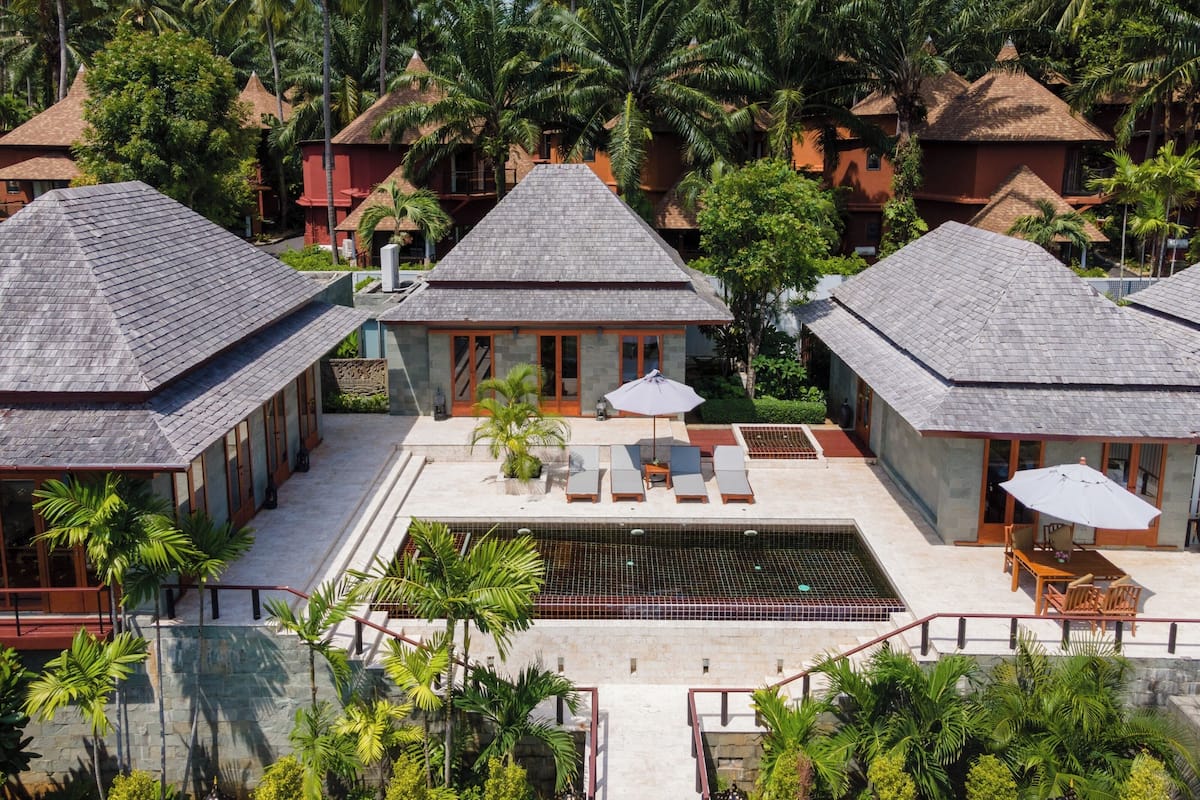 Pool Villa 2 Bedrooms Seaview | 露台/庭院