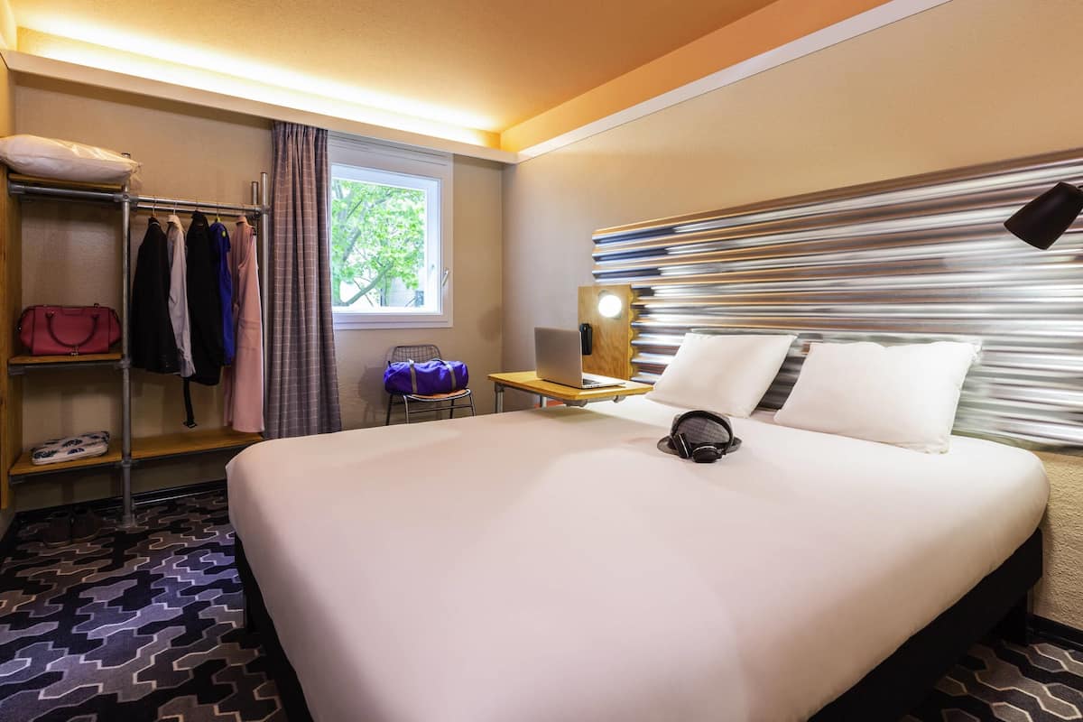 Premium bedding, pillow-top beds, desk, soundproofing