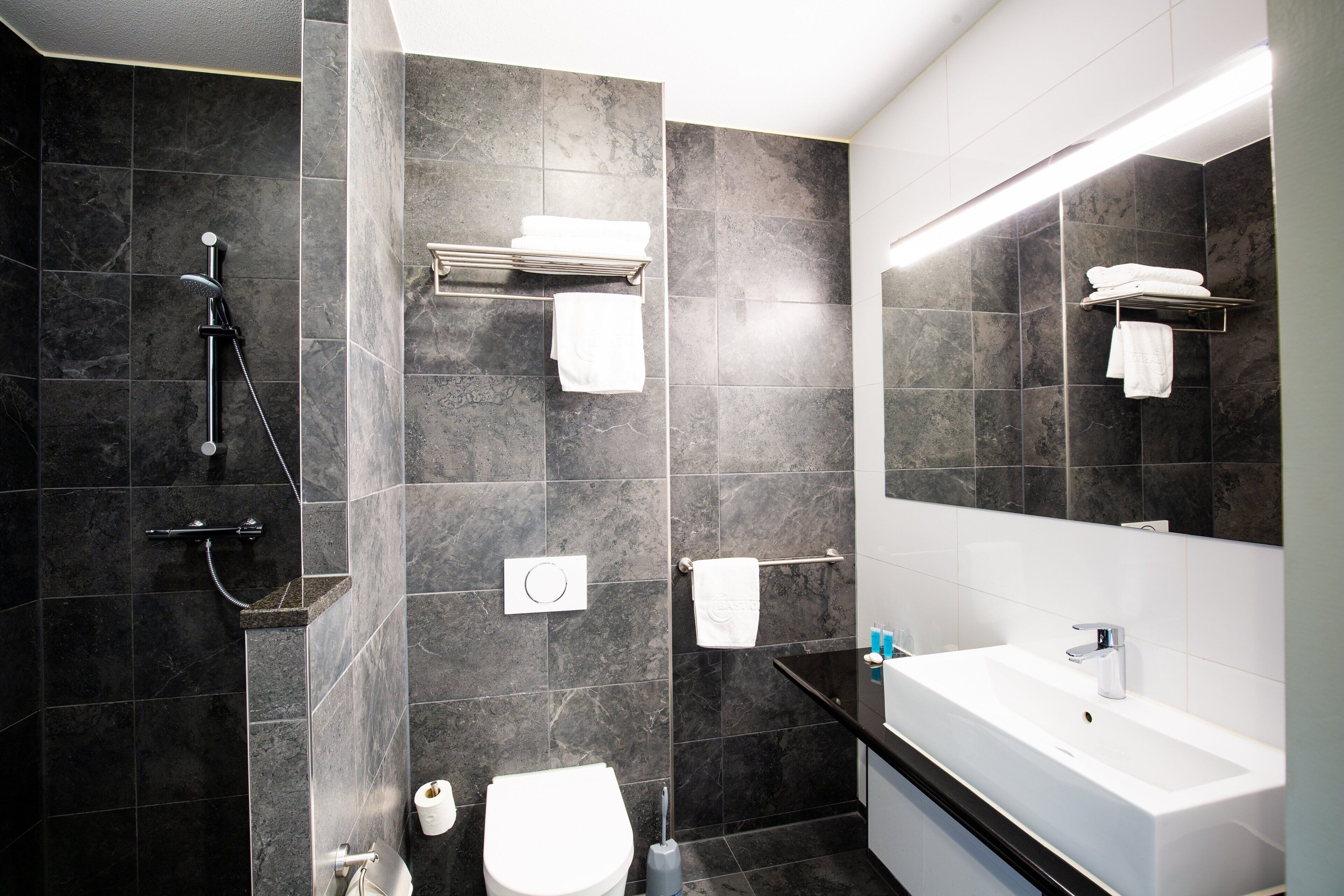 deluxe twin kamer, 2 eenpersoonsbedden | bathroom | shower, free toiletries, hair dryer, towels