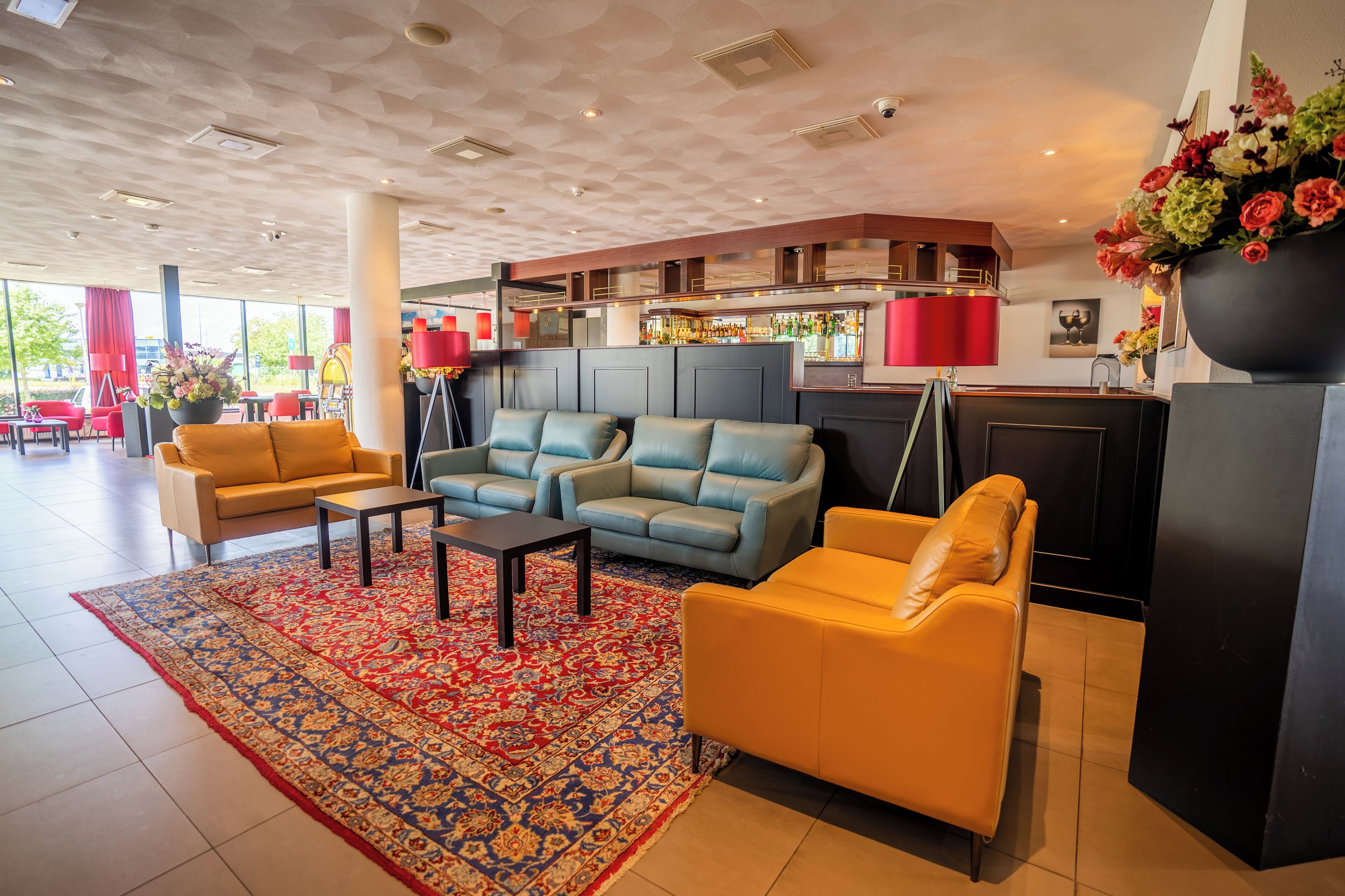 Sala de estar en el lobby