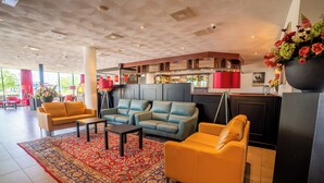 Sitteområde i lobbyen