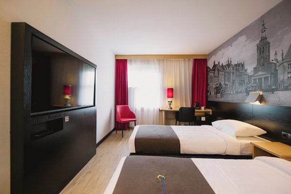 Comfort Twin Room | In-room safe, desk, free cribs/infant beds, free WiFi - Bastion Hotel Roosendaal (Roosendaal)