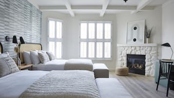 Egyptian cotton sheets, premium bedding, down comforters, minibar