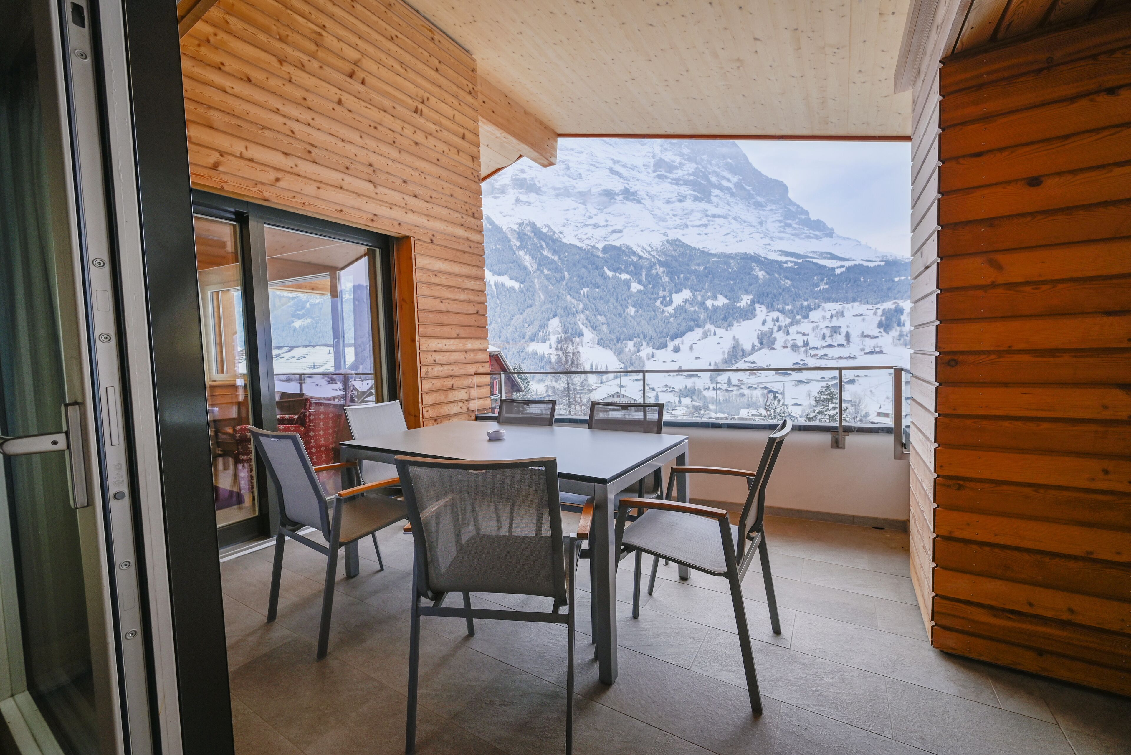 superior suite, 2 bedrooms, balcony, mountain view (eiger) | view from room