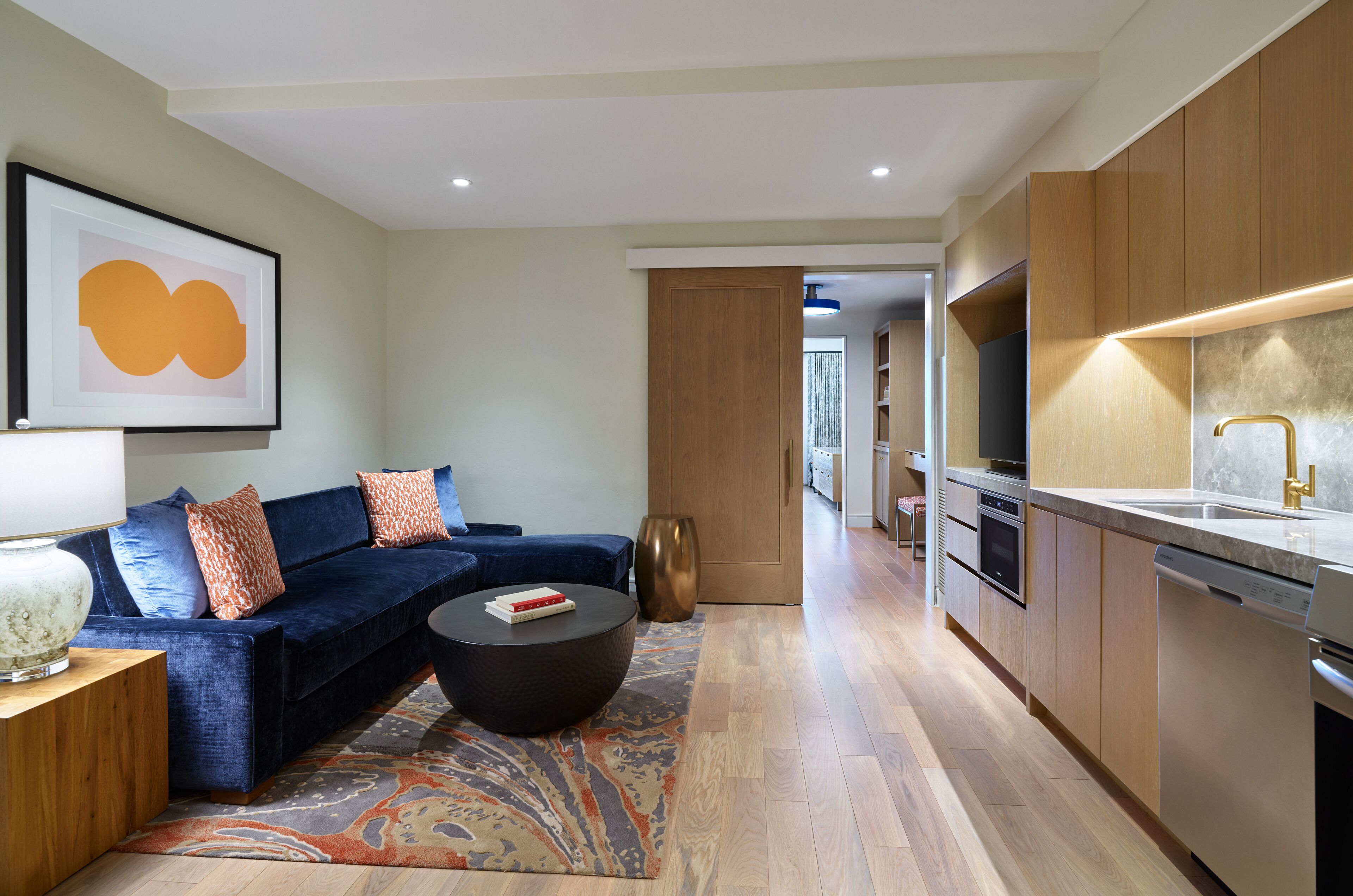 suite, 1 king bed (aspen) | premium bedding, in-room safe, laptop workspace, blackout curtains