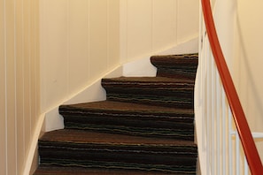 Hypo-allergenic bedding, down comforters, desk, blackout drapes