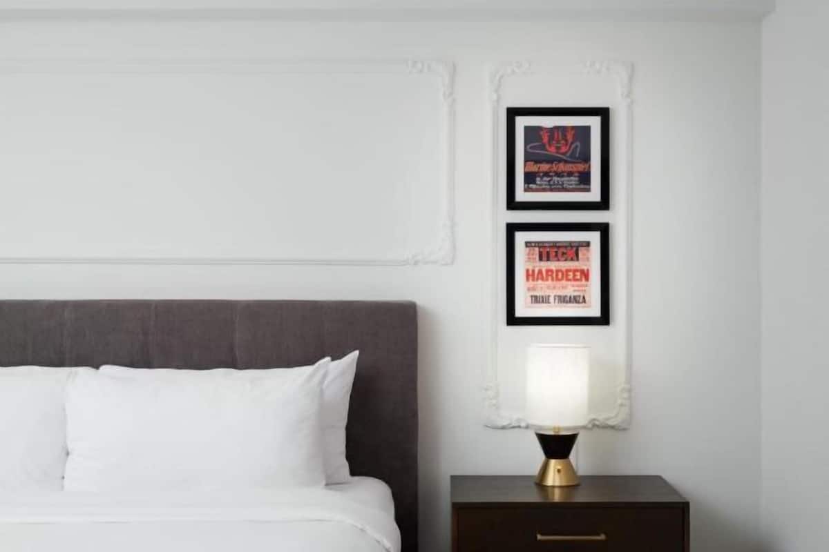 1 habitación y ropa de cama hipoalergénica