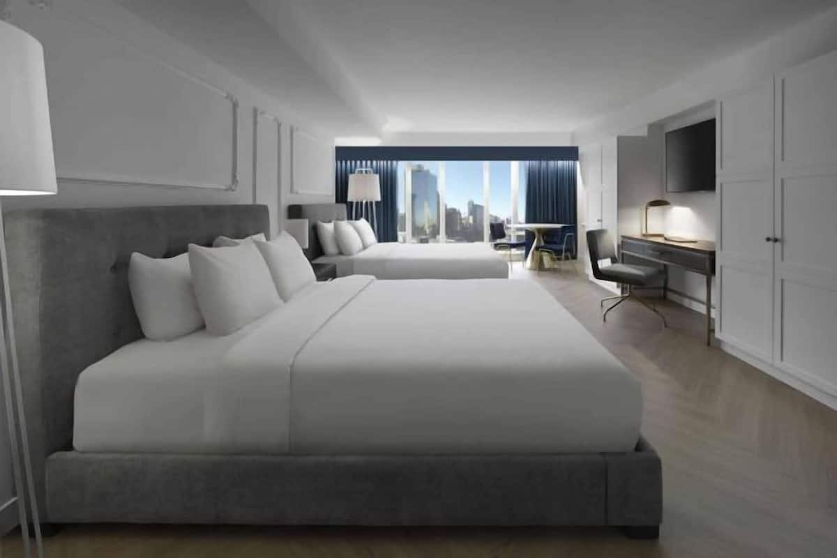 1 habitación y ropa de cama hipoalergénica