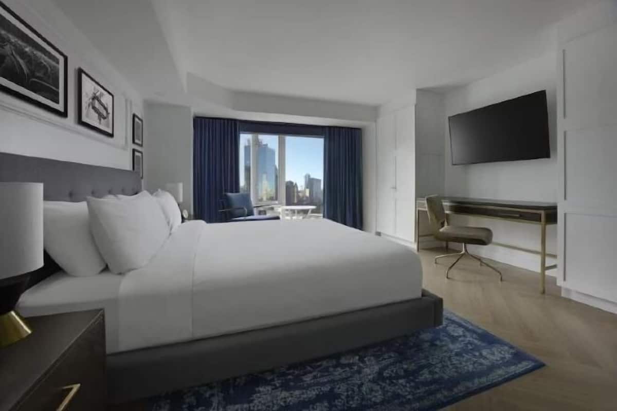 1 habitación y ropa de cama hipoalergénica