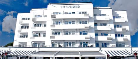 Voorkant van accommodatie