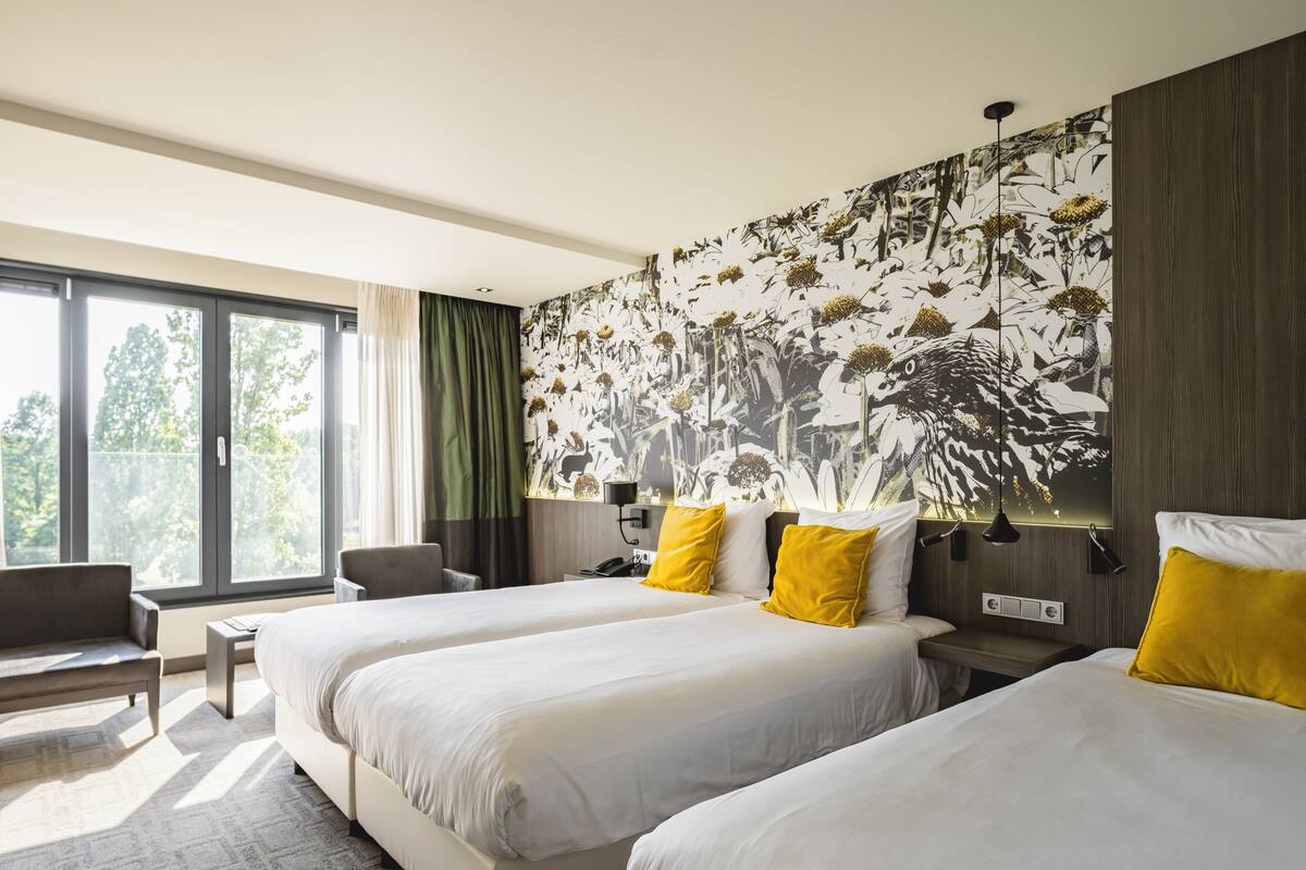 comfort triple room | 1 bedroom, hypo-allergenic bedding, in-room safe, soundproofing