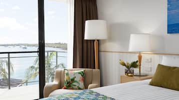 Water View King Room	 | Premium bedding, minibar, in-room safe, desk
