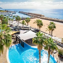 Indoor pool, outdoor pool, sun loungers