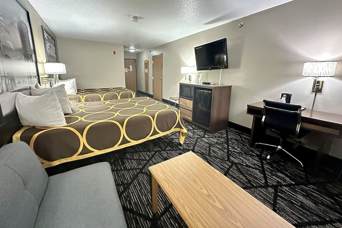 Habitació, 2 llits de matrimoni, no fumadors | Decoració individual, mobiliari individual i escriptori