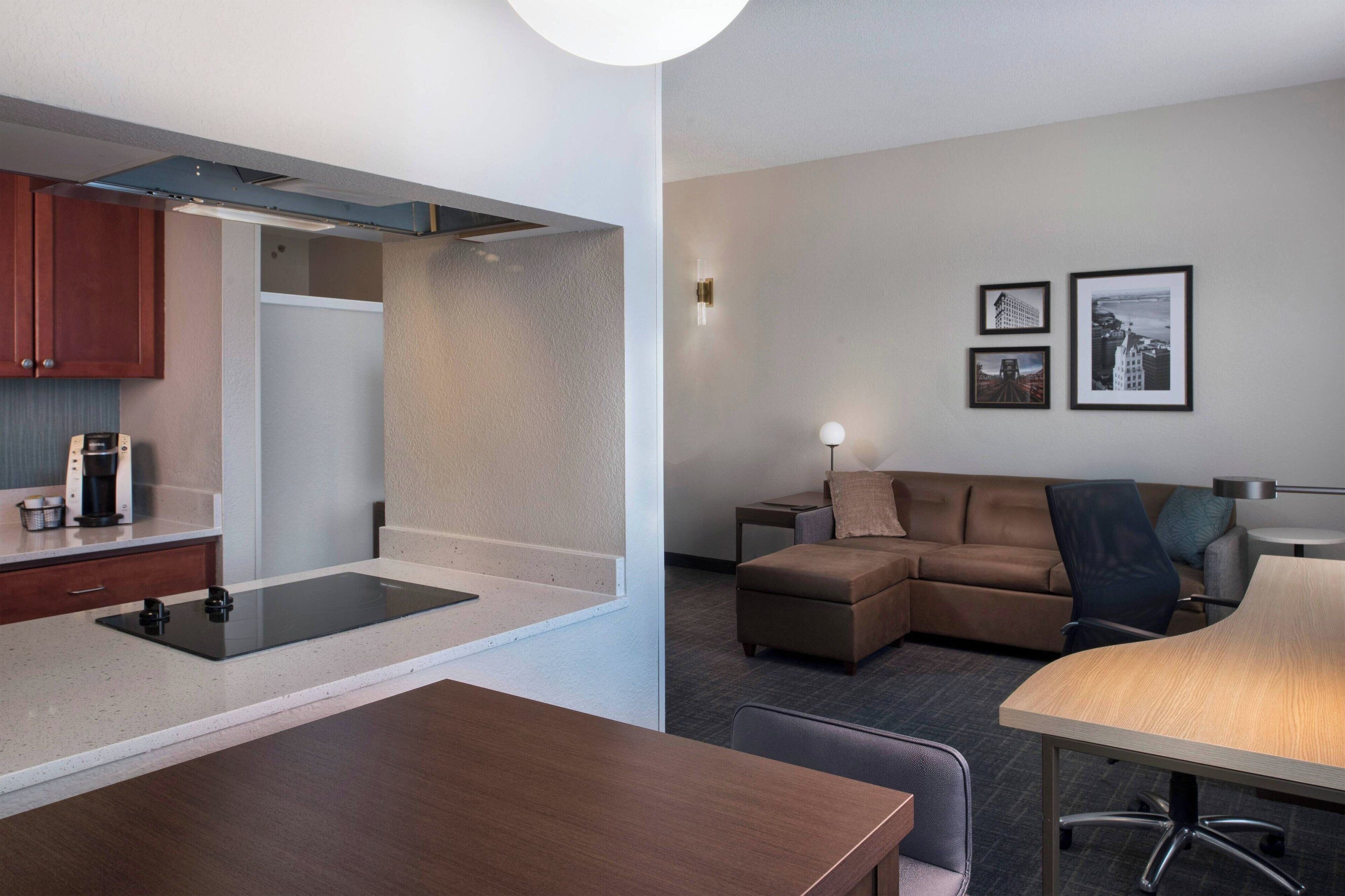 studio, 1 queen bed with sofa bed (extended) | living area | flat-screen tv, dvd player, pay films