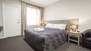 Minibar, in-room safe, desk, laptop workspace