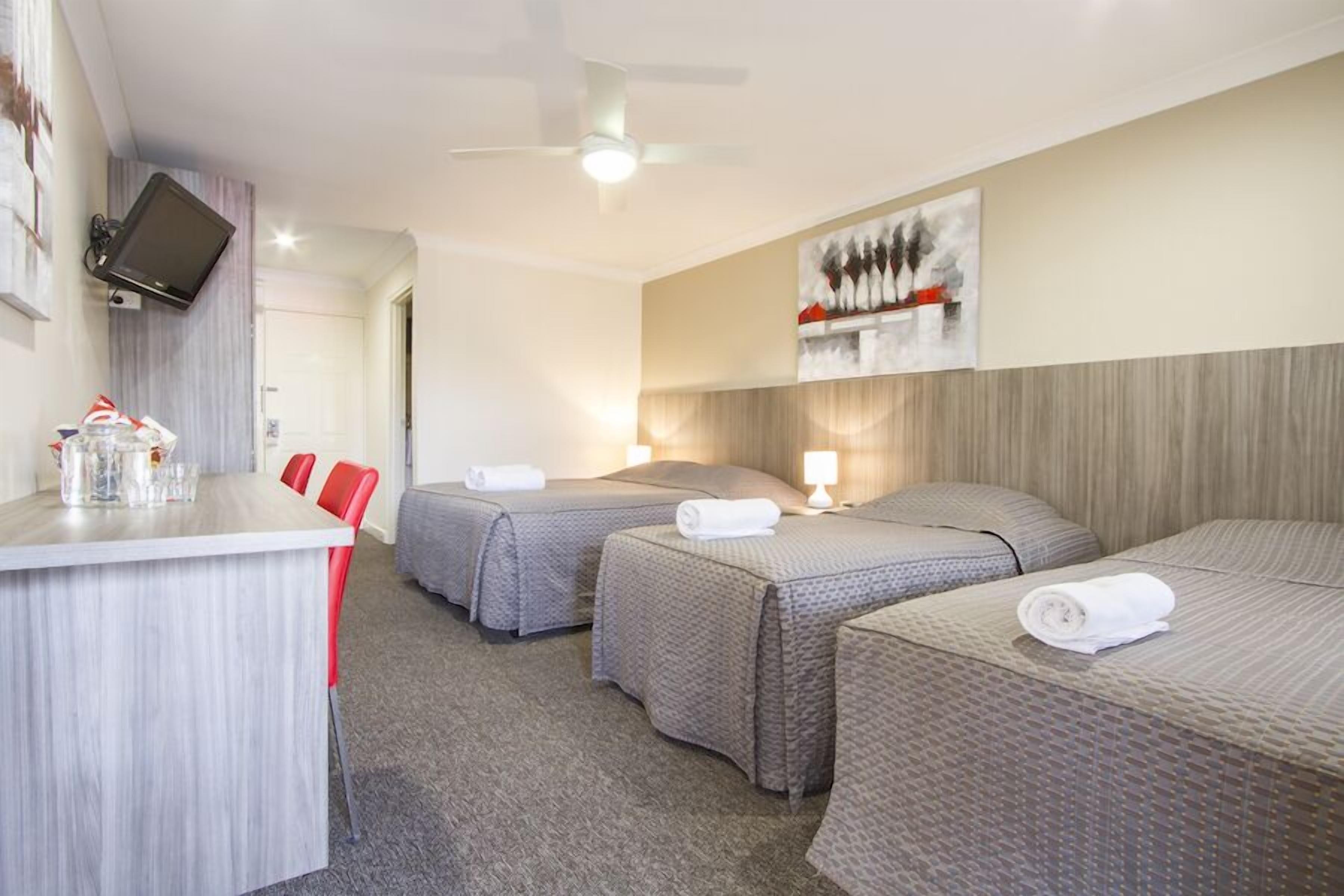 Minibar, in-room safe, desk, laptop workspace