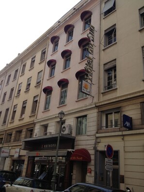 Façade de l’hébergement