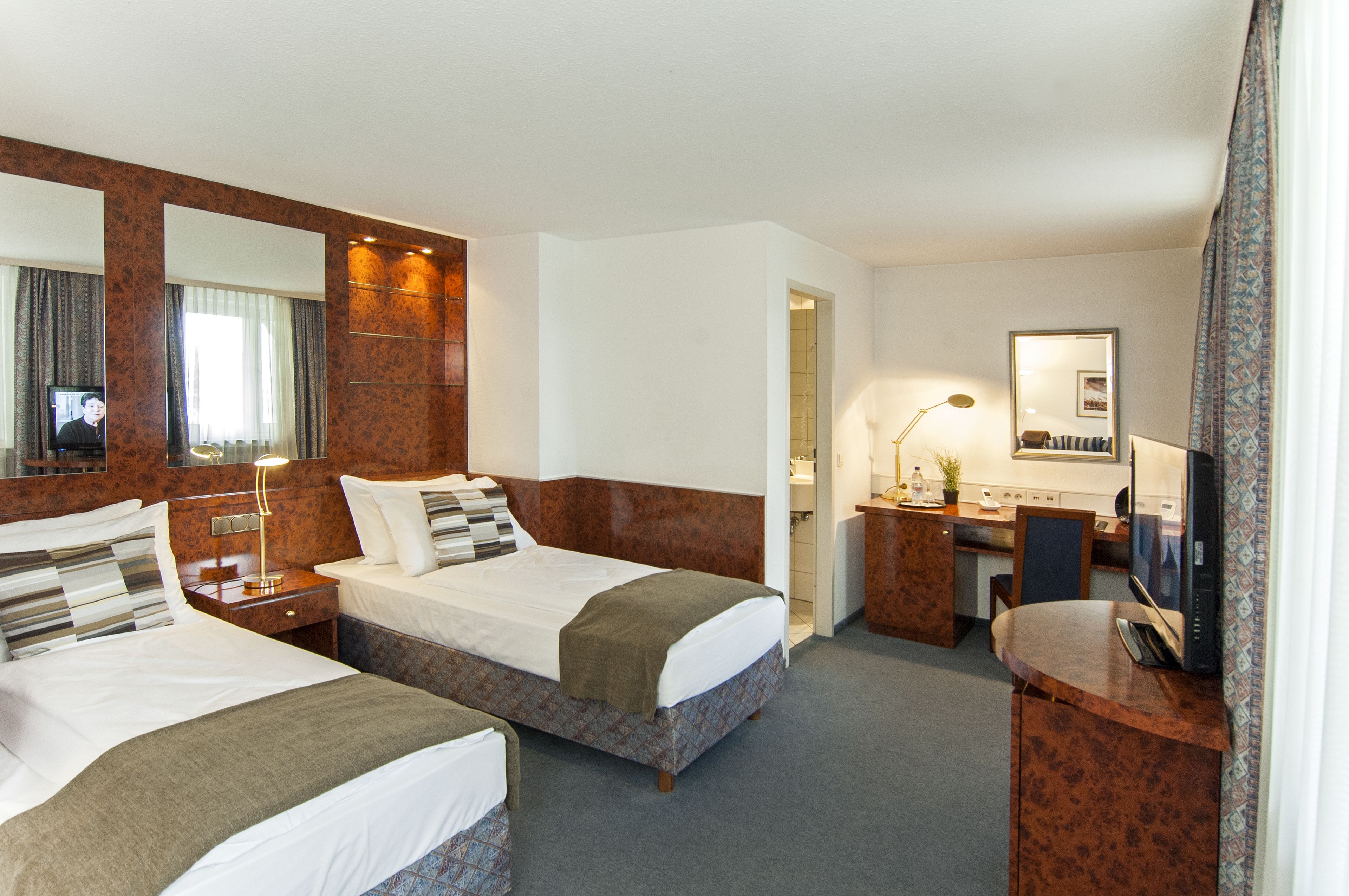 deluxe double room | premium bedding, pillow-top beds, in-room safe, individually decorated