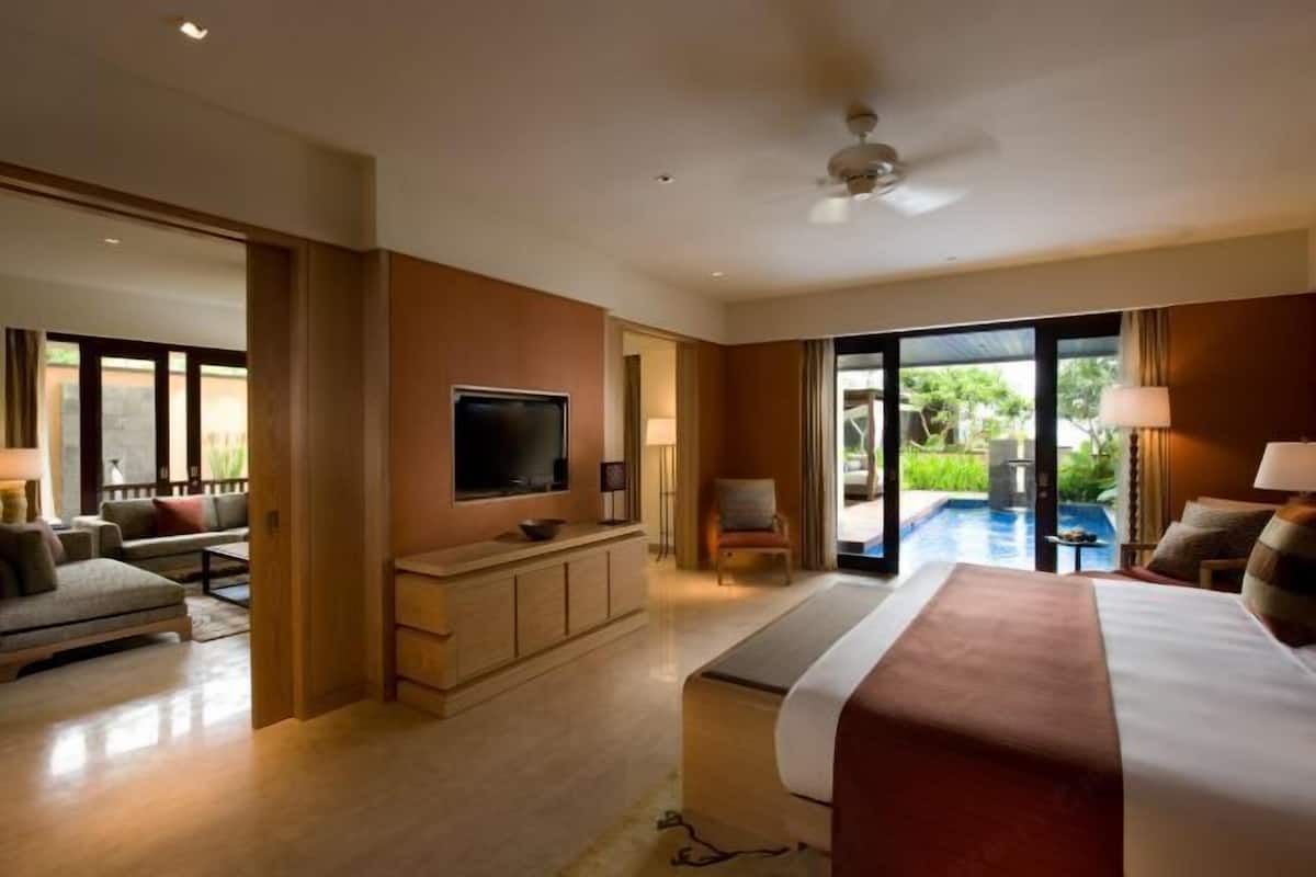 1 sovrum, sängtillbehör av högsta kvalitet och minibar
