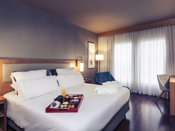 Minibar, in-room safe, desk, blackout drapes