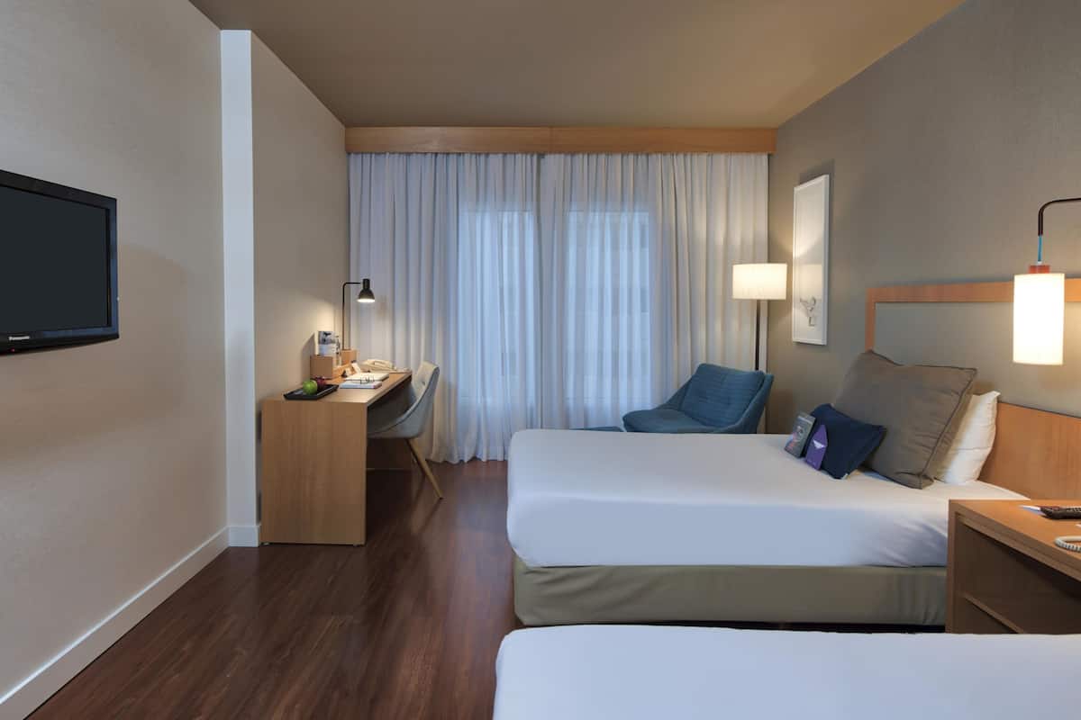 Minibar, in-room safe, desk, blackout curtains