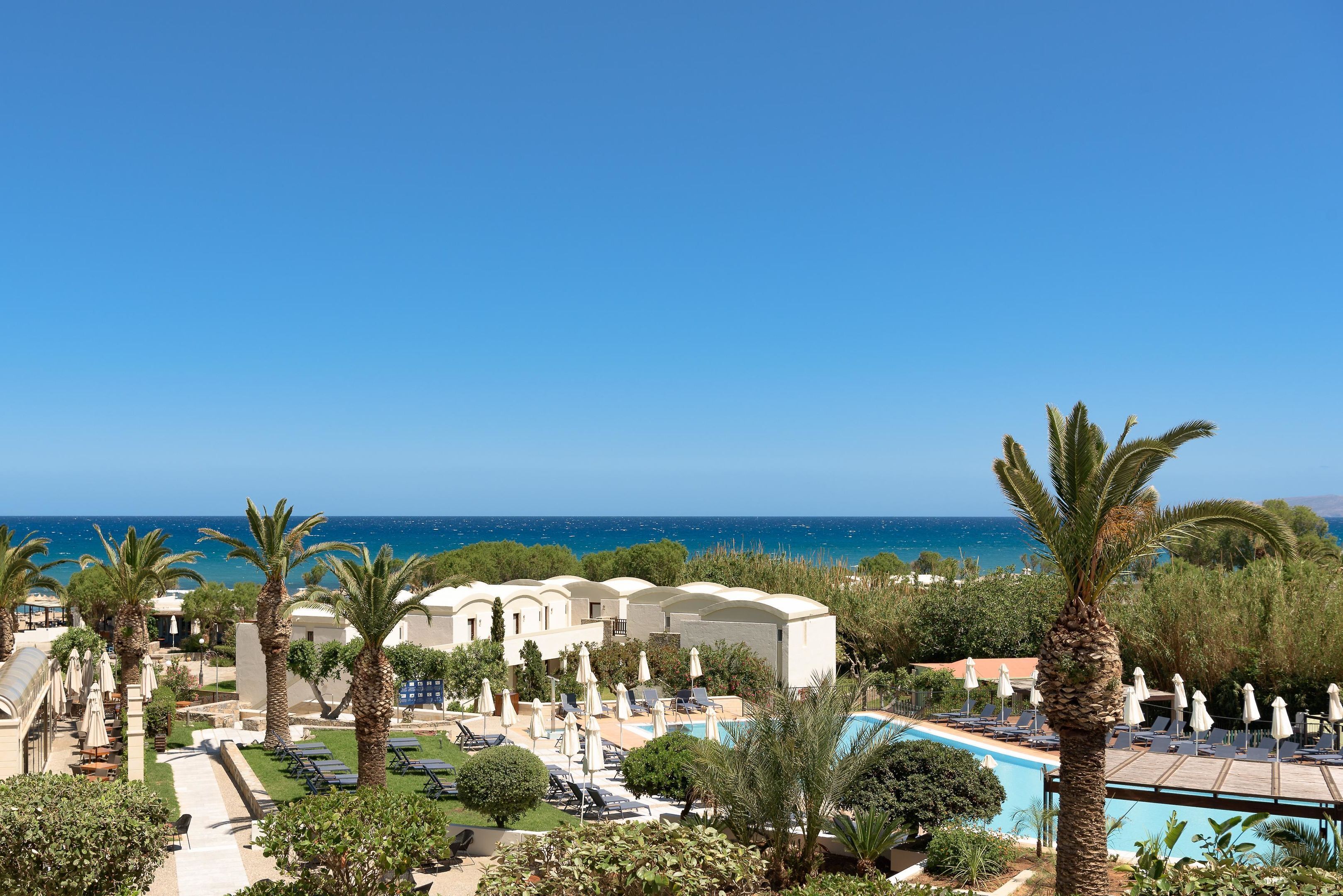 Double Sea View Room | Pool | 3 outdoor pools, pool umbrellas, sun loungers