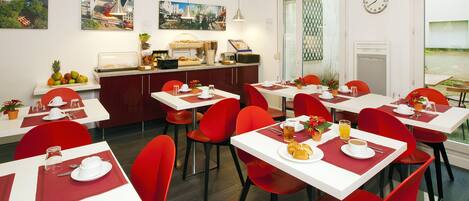 Self-service breakfast on weekdays (EUR 12 per person)