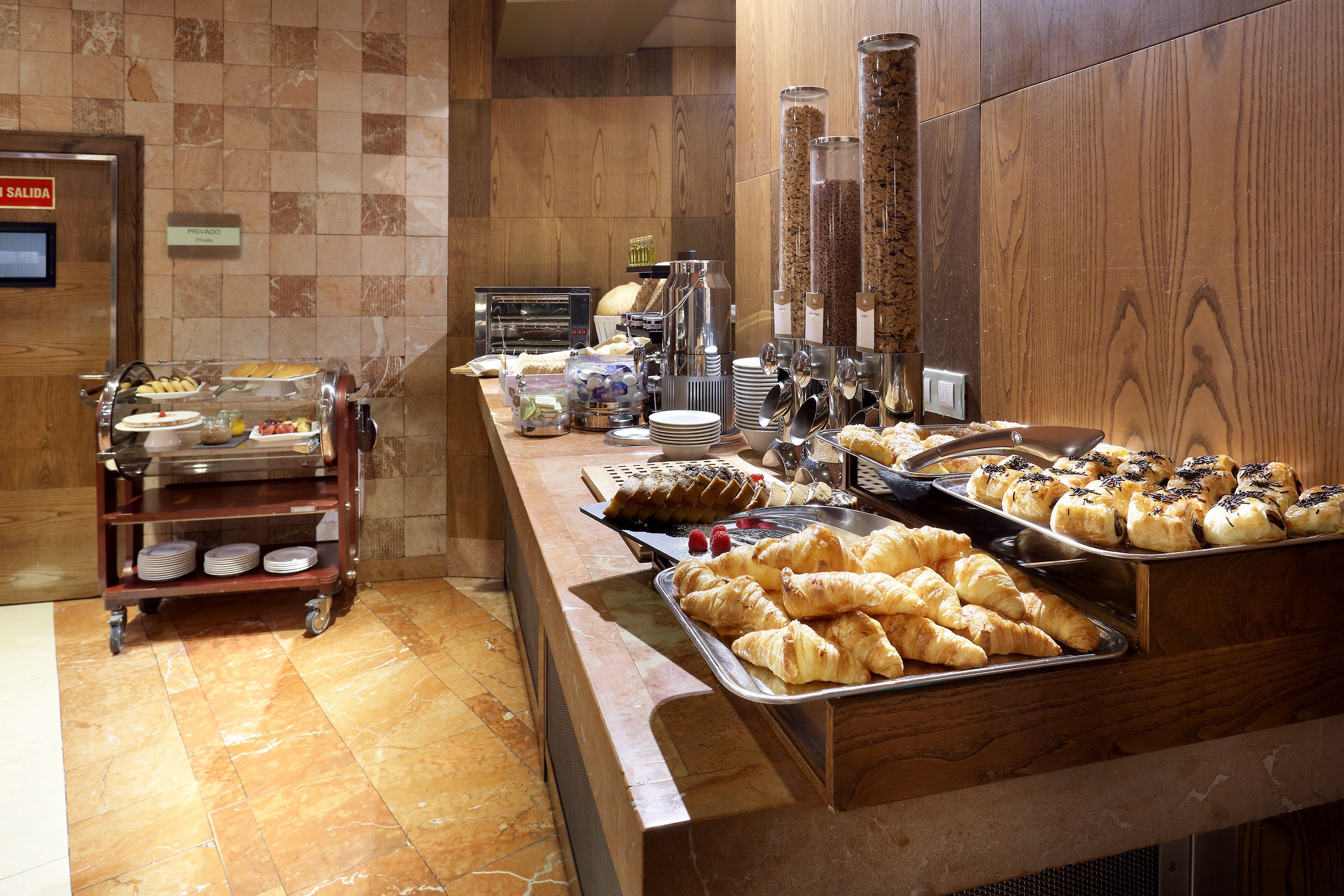 daily buffet breakfast (eur 20 per person)