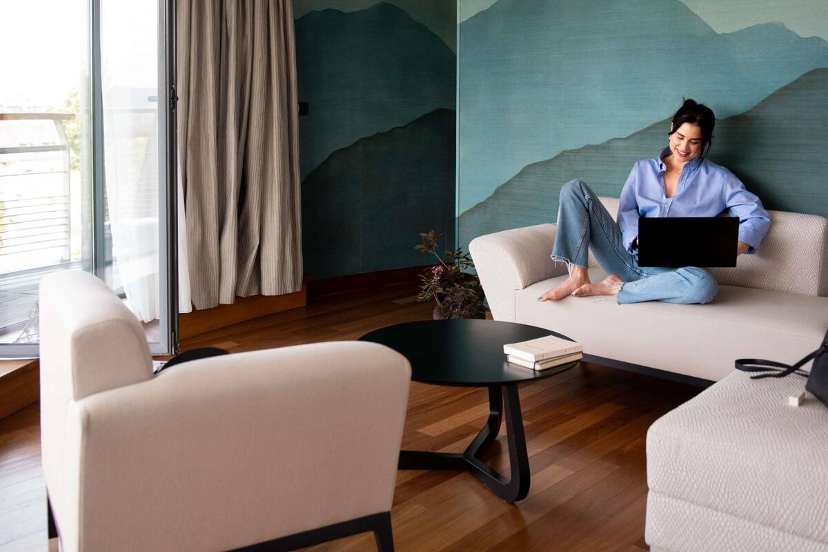 Deluxe Suite, 1 King Bed, Terrace (Grounds view)