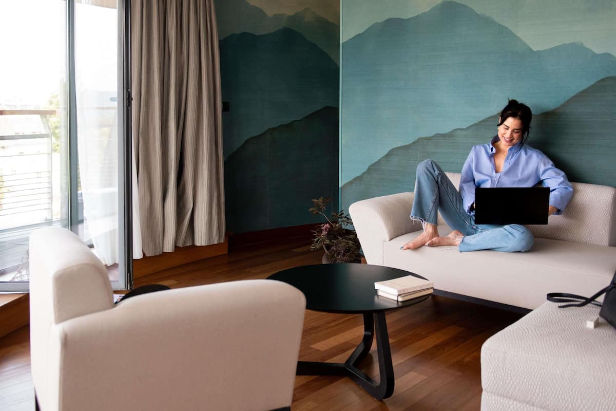 Deluxe Suite, 1 King Bed, Terrace (Grounds view) | Premium bedding, pillowtop beds, minibar, in-room safe