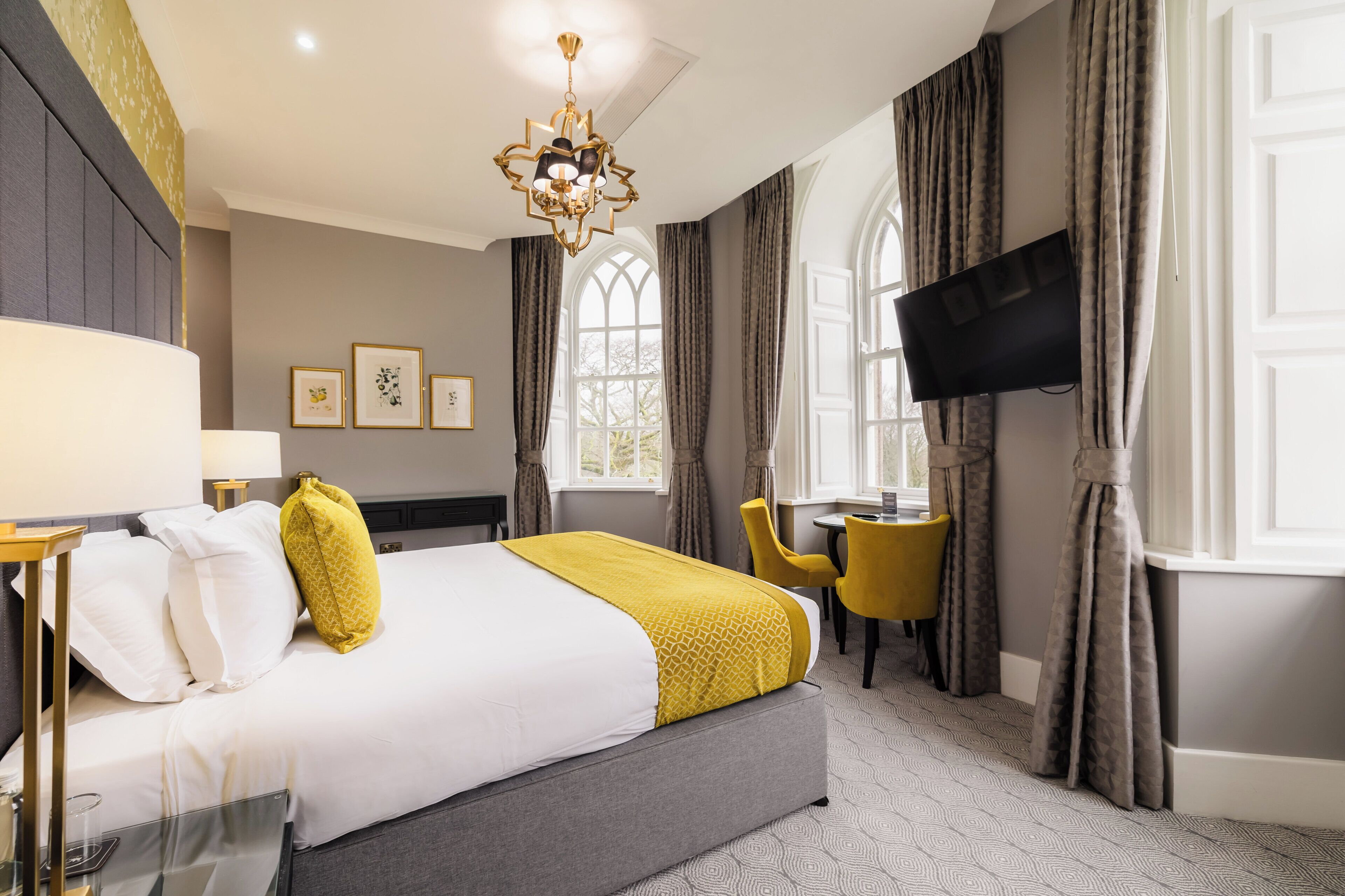 Hensol Castle - Deluxe (On Vale Resort Grounds) | Hypo-allergenic bedding, in-room safe, individually decorated