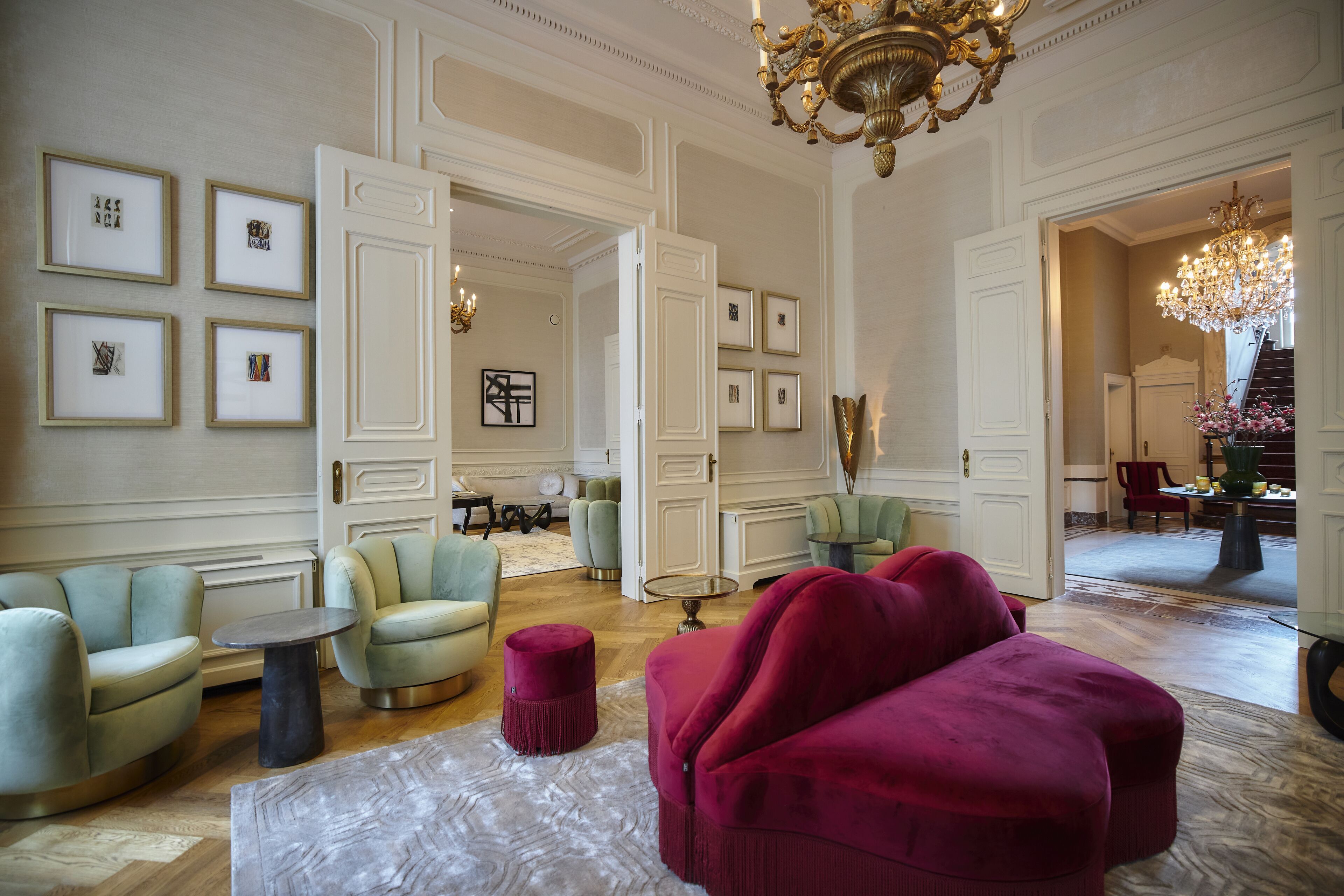 Sala de estar en el lobby