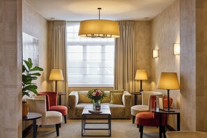 Sala de estar en el lobby
