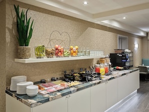 Daily buffet breakfast for a fee