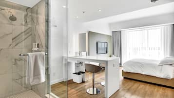 Habitación Deluxe | Ropa de cama hipoalergénica y edredón