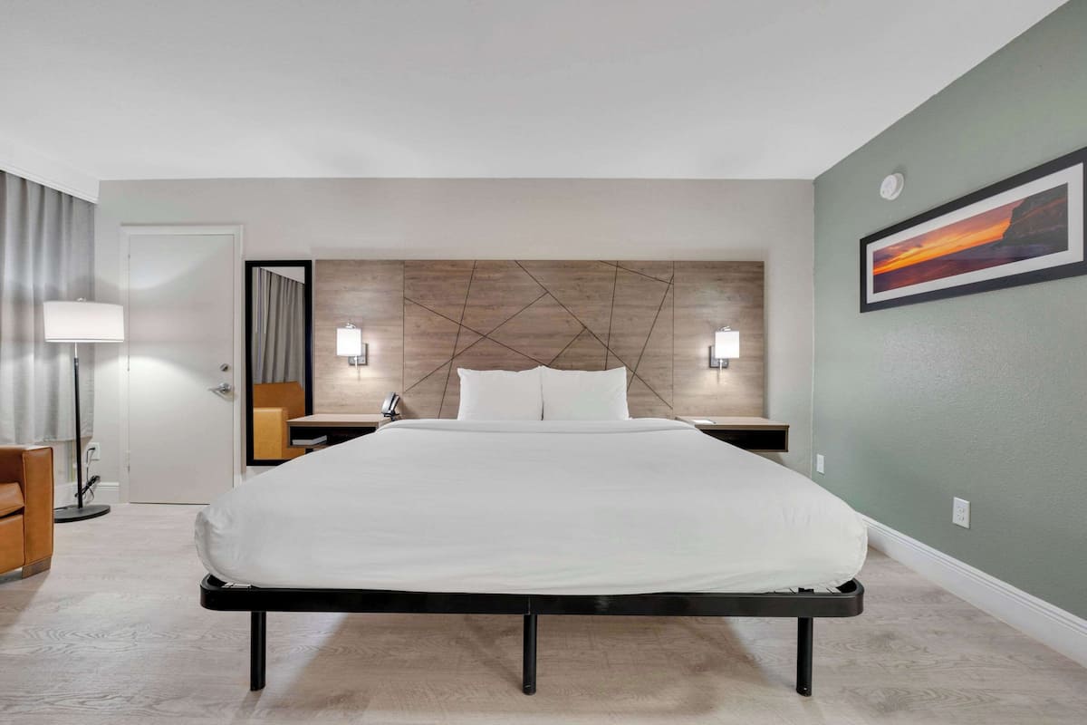 Suite, 1 King Bed, Non Smoking, Hot Tub | Premium bedding, pillow-top beds, in-room safe, desk