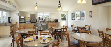 Kontinental frokost er inkludert hver dag