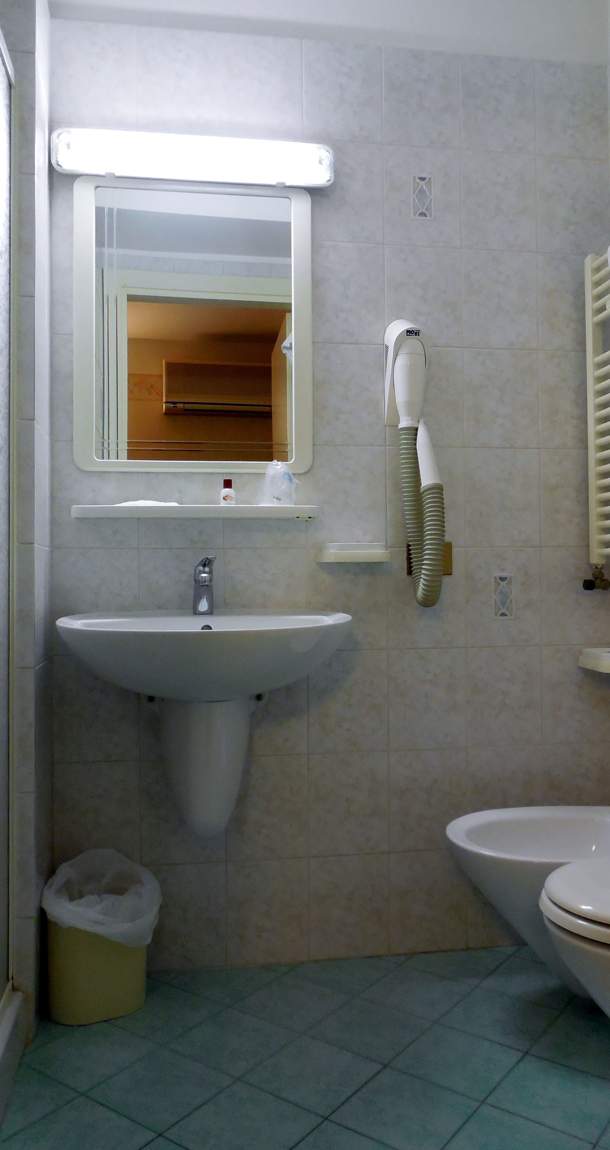 apartment | bathroom | shower, free toiletries, hair dryer, towels