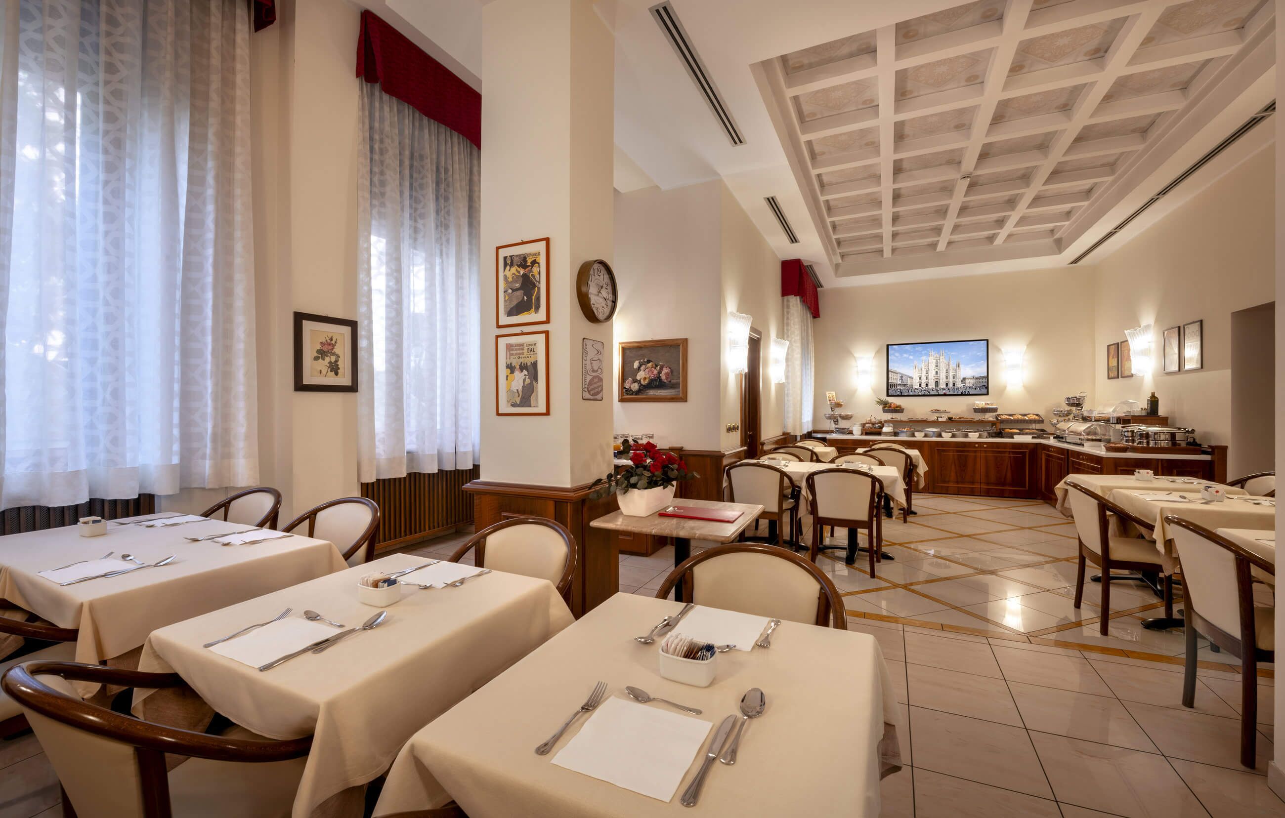 Colazione a buffet inclusa, servita tutte le mattine 