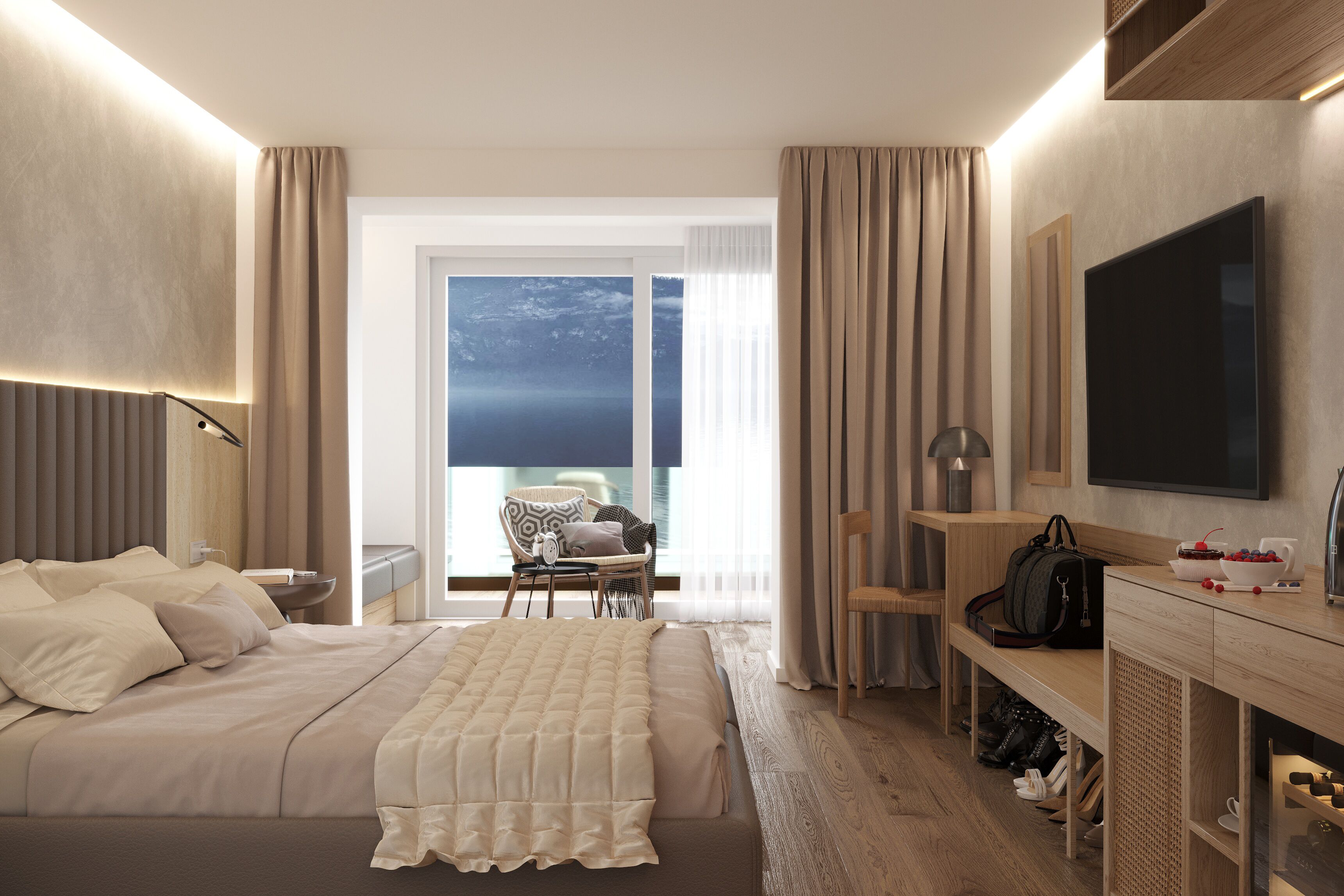 무료 WiFi, 알람 시계, 휠체어로 이용 가능