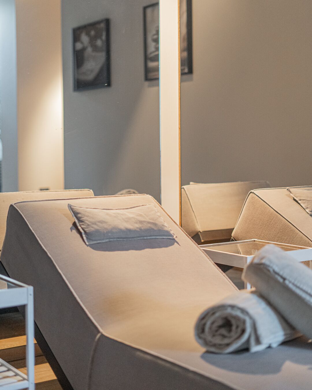 outdoor treatment area, body treatments, hot stone massages