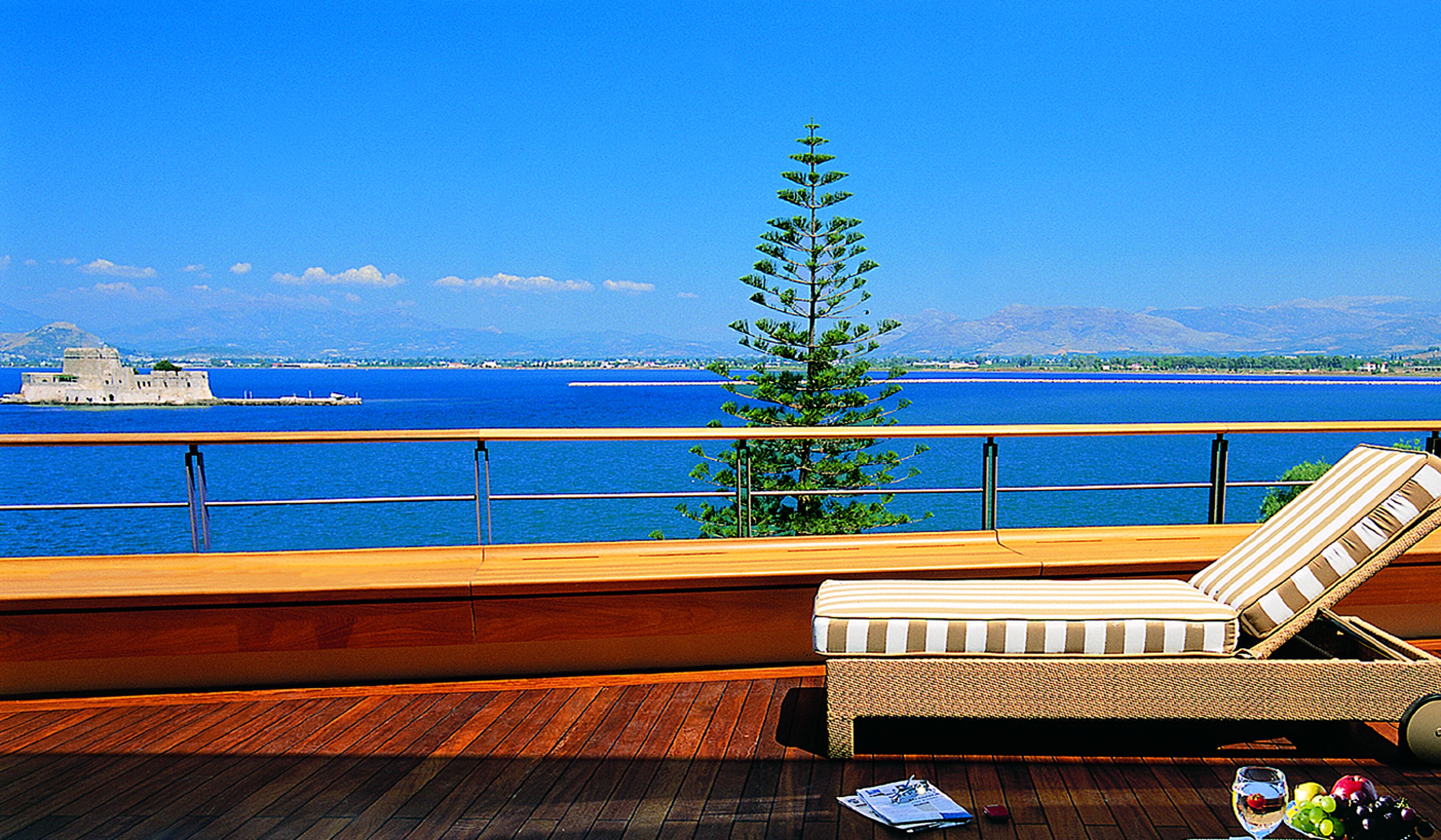 luxury suite, sea view | terrace/patio