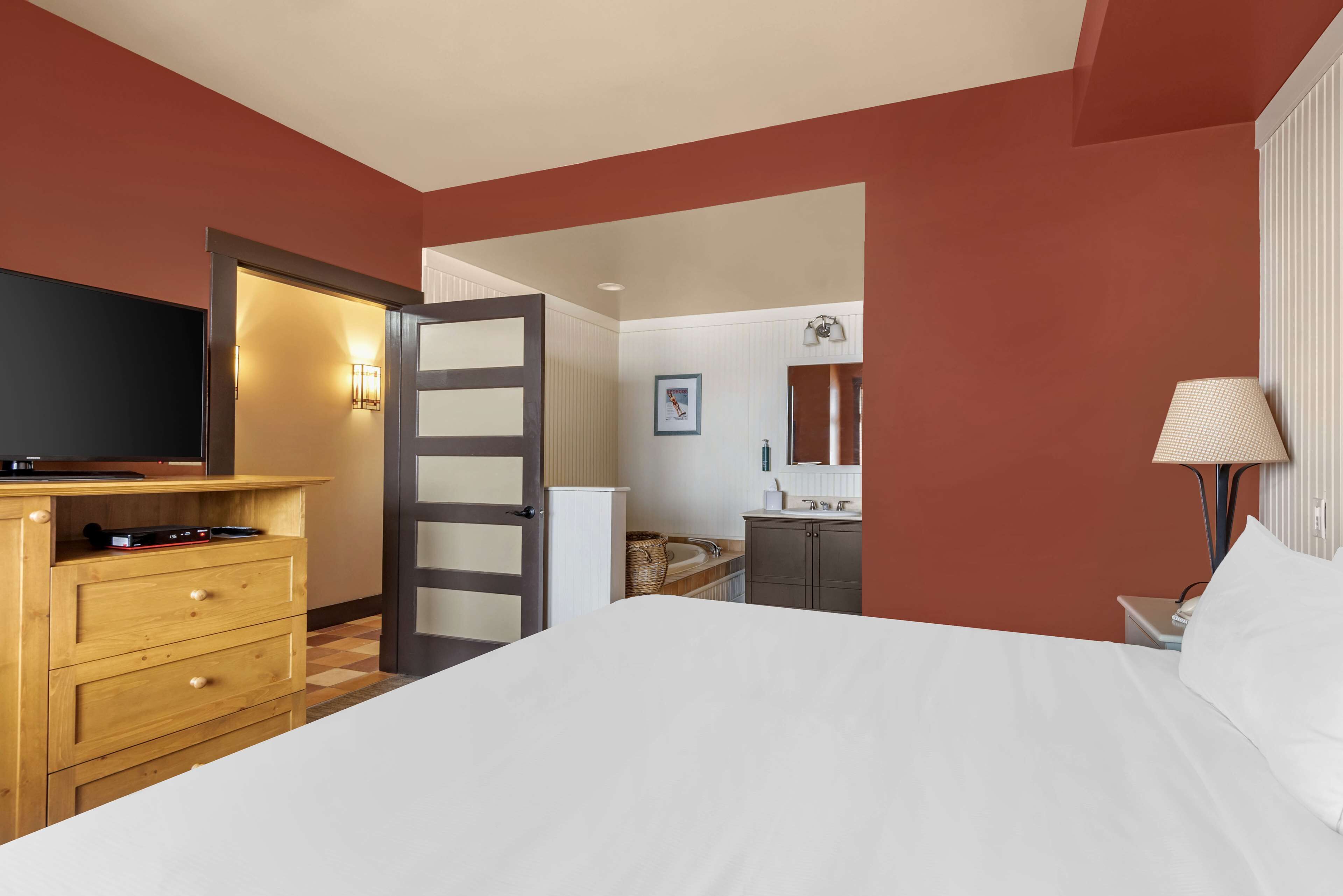 premium bedding, iron/ironing board, bed sheets